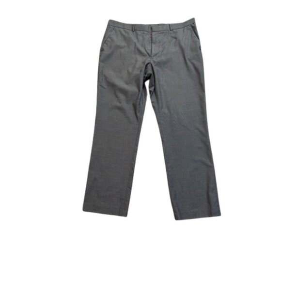 Perry Ellis Men’s Gray Dress Pants 34W – Classic Fit, Office/Business Style - Picture 5 of 9